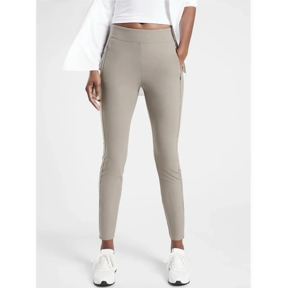 Athleta Pants - Athleta Trousers Women's Size 22 Stellar Tight Pants High Rise 27.5" Taupe